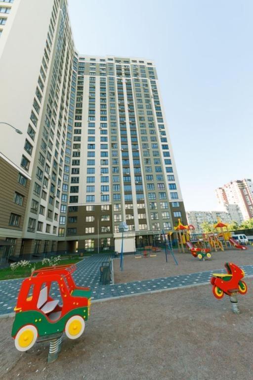 Видовая На 25 Этаже Kiev Buitenkant foto